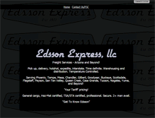 Tablet Screenshot of edssonexpress.com